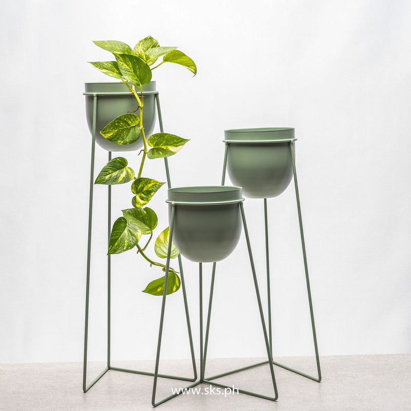 Tiffany Metal Planter (Set of 3)
