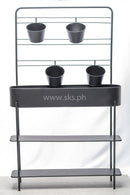 Sabana Garden Shelves black