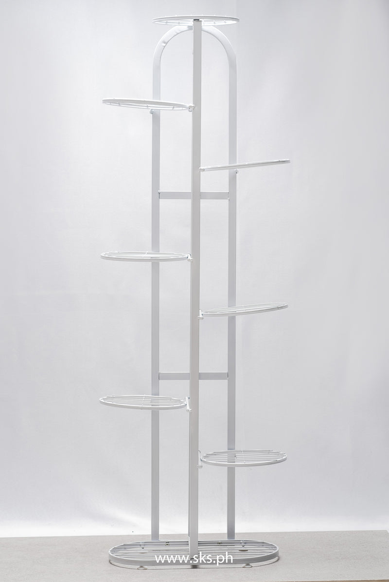 Spruce Vertical Plant Shelving (White) 140cm