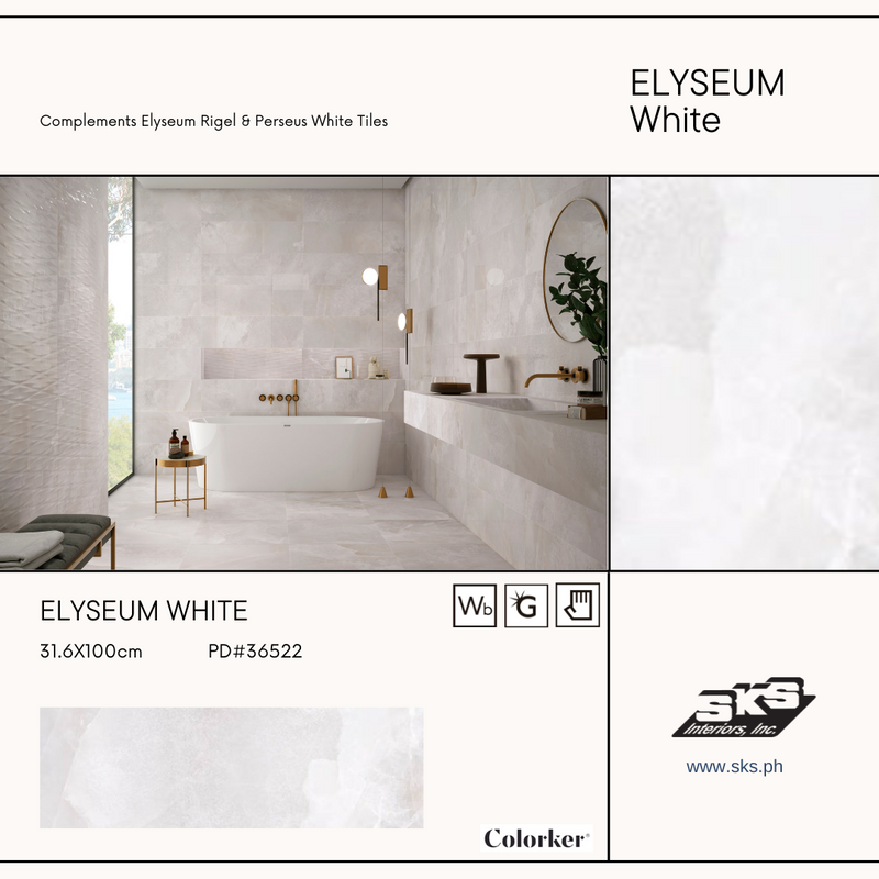 Colorker 31.6x100 Elyseum White Rect BLL