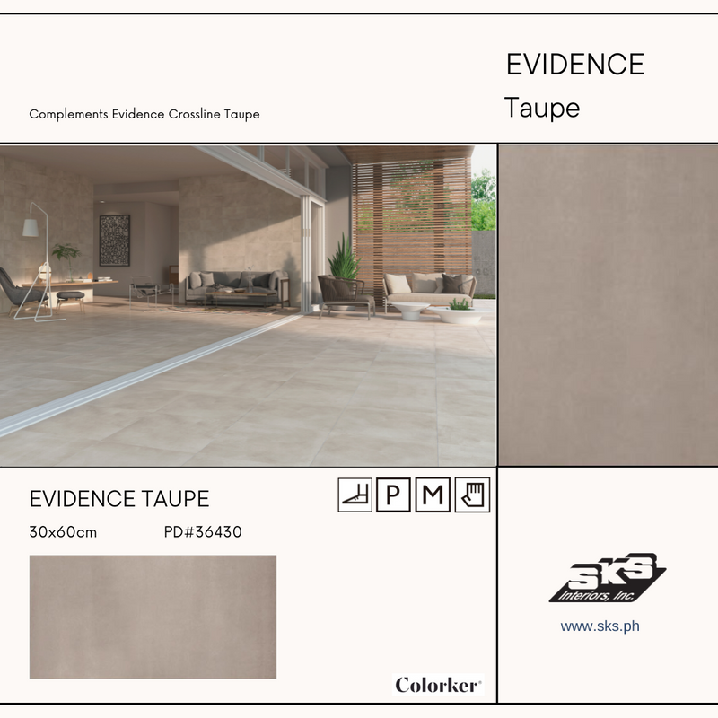 Colorker 30x60 Evidence Taupe