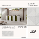 Colorker 29.5x59.5 Oneida White Rect Mat