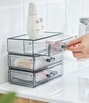 Kathika Stackable Organizer Transparent (Grayish) - SOLD PER LAYER