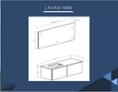 Valor Lavina 1400 Bath Vanity