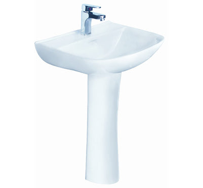 HCG W/PED ALEA LAVATORY LF70L white
