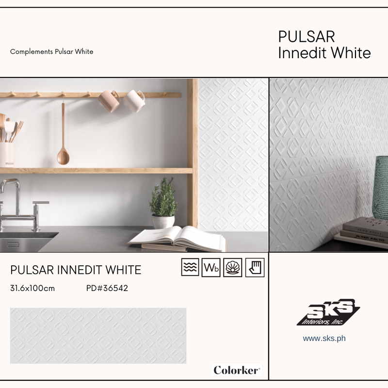 Colorker 31.6x100 Innedit White Rect
