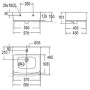 ^American Standard Above CTR LAV Acacia E 0620/0507 white