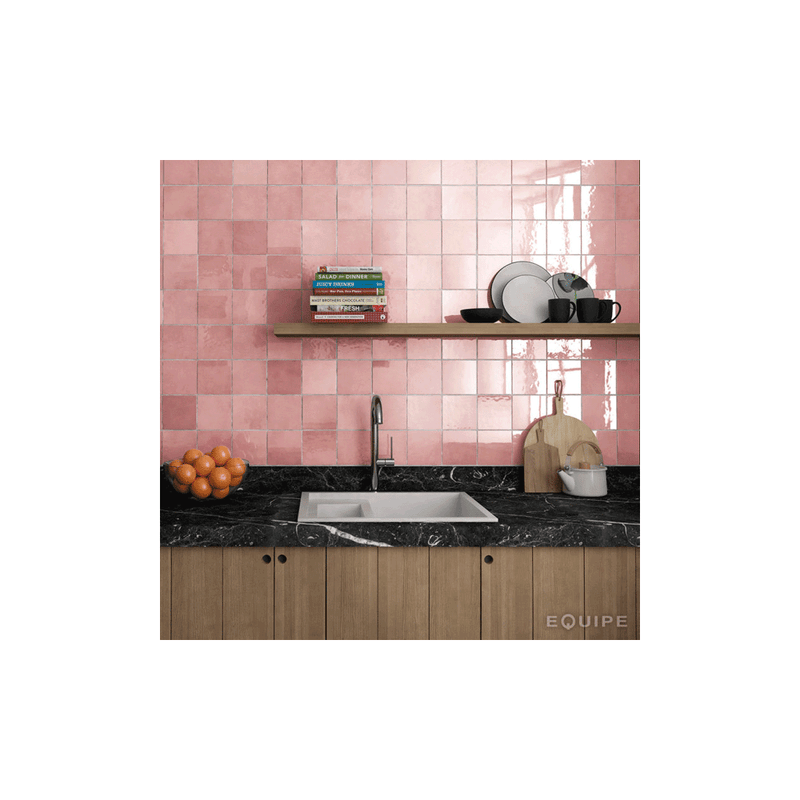 Ape Tiles Artisan 13.2cm x 13.2cm Rose Mallow 57/1