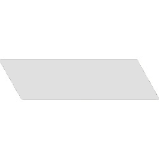 ^Equipe Chevron Series 5.2x18.6cm  White Matt Right