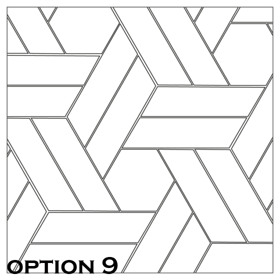 ^Equipe Chevron Series 5.2x18.6cm Black Left